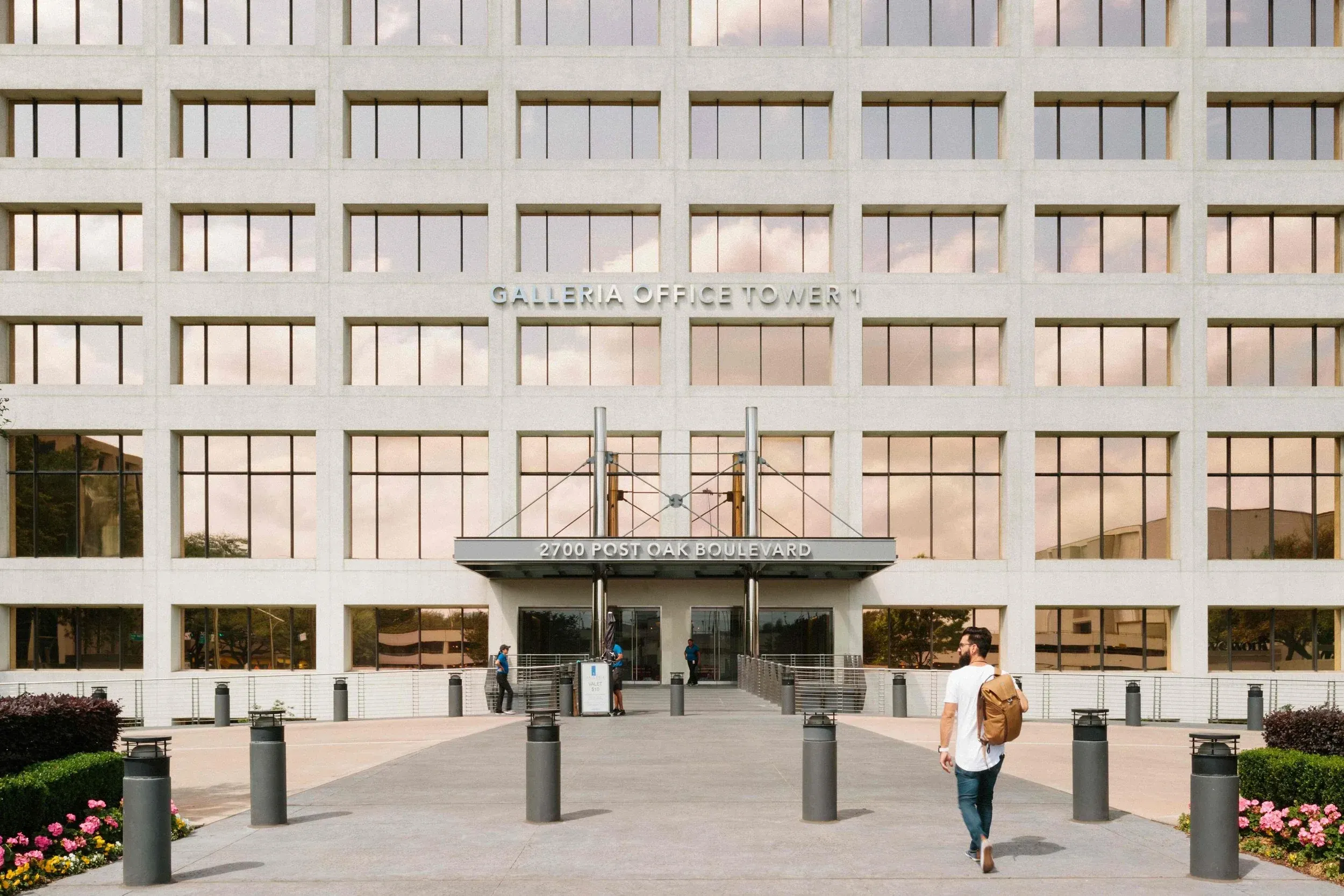 Houston Galleria office tower entry real estate investment — Chase Merritt